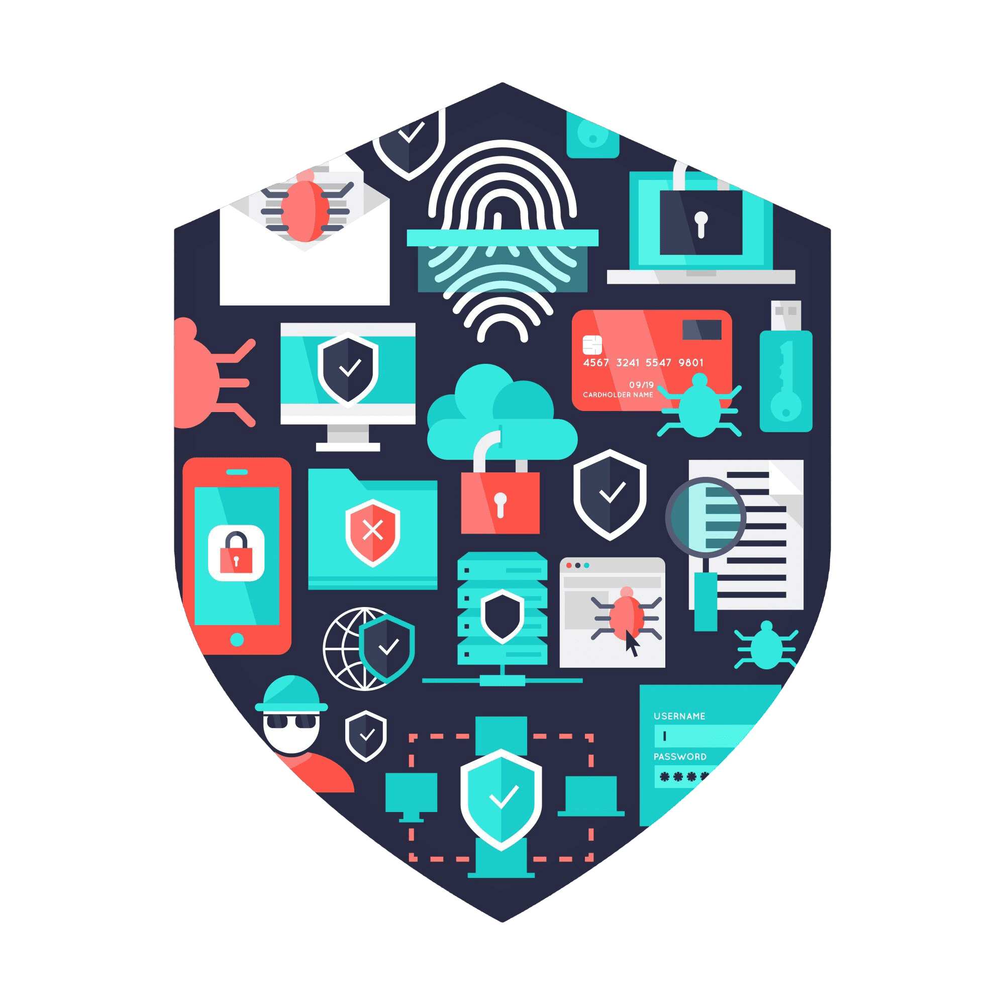 computer-security-decorative-elements